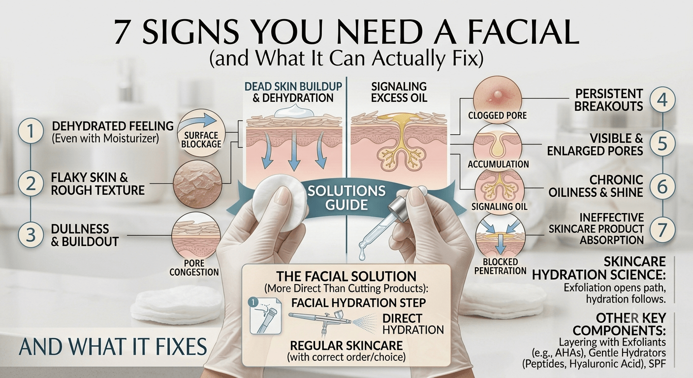 7 Signs You Need a Facial (and What It Can Actually Fix) - Beauty Logix