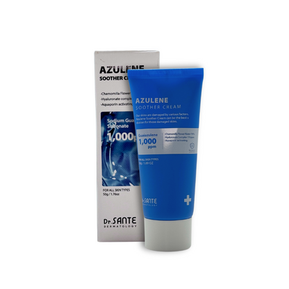 Azulene soother cream