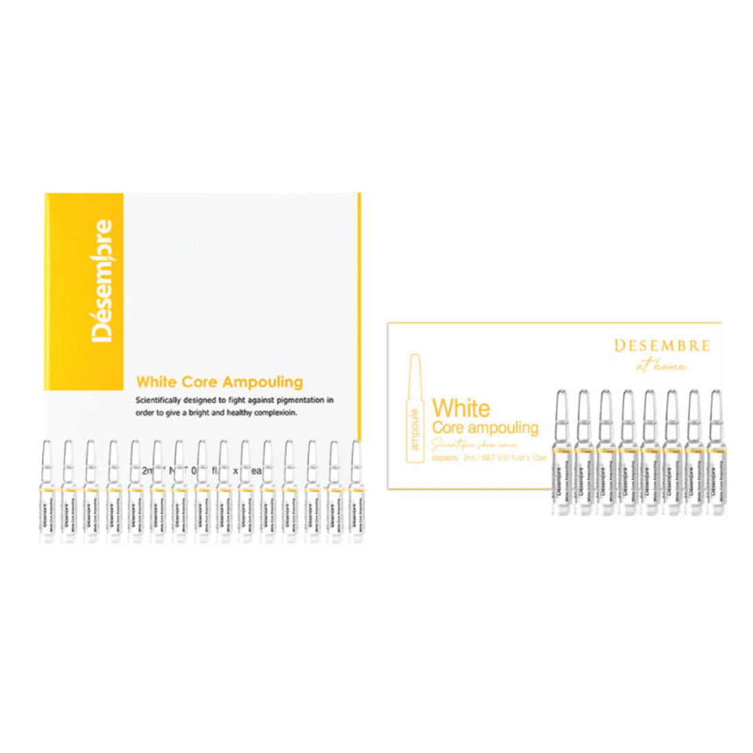 DESEMBRE AT HOME WHITE CORE AMPOULING 2ml (Single Ampoule) - Beauty Logix